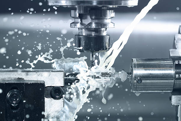 Industrial machining setup
